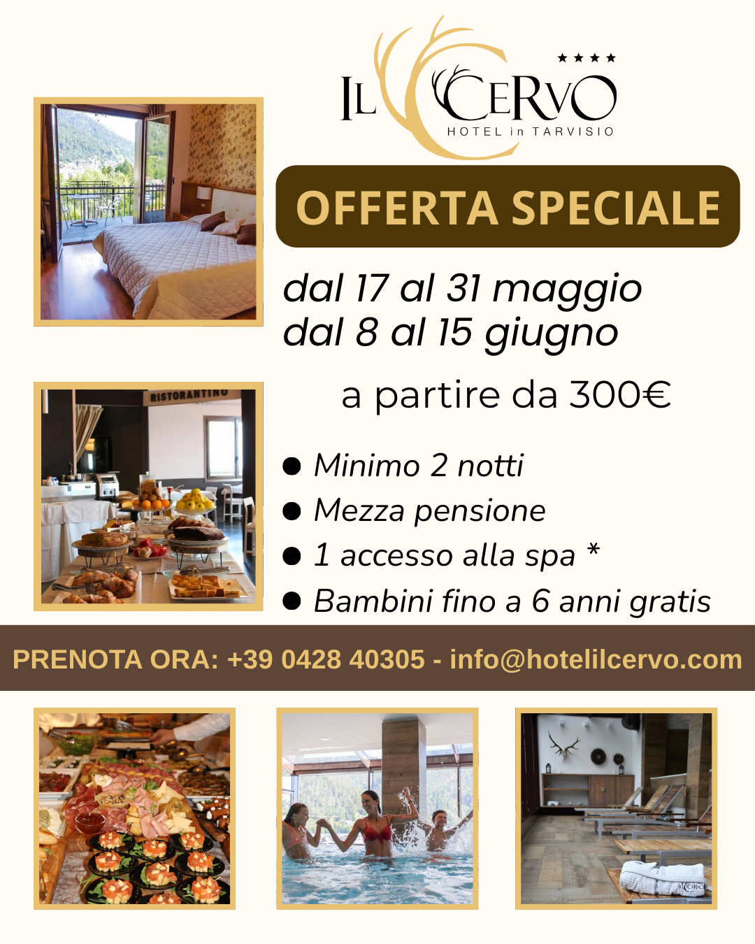 OFFERTA SPECIALE maggio e giungo
